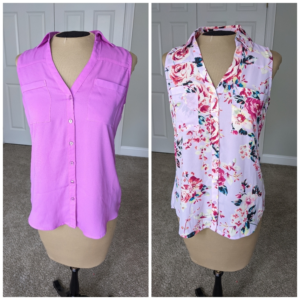 Lavender & Floral Sleeveless Portofino Bundle XS